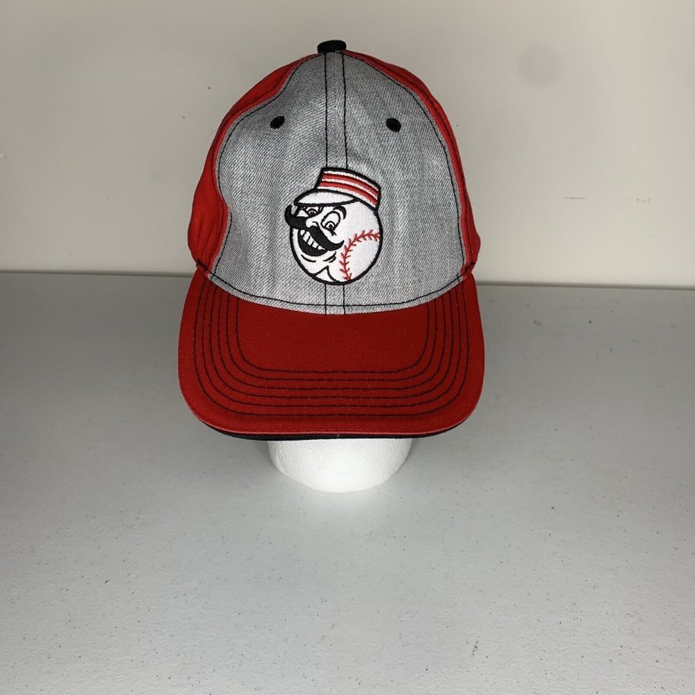 Melon Wear Cincinnati Reds MLB Red/Grey Mr Redleg OSFM Strapback Hat Cap